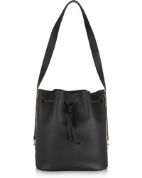 Sophie Hulme Extendable Matte Leather Bucket Bag