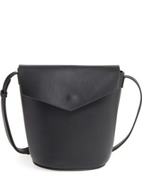 Street Level Faux Leather Envelope Bucket Bag