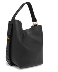 Givenchy Gv Bucket Textured Leather And Suede Shoulder Bag