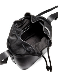 3.1 Phillip Lim Hana Leather Drawstring Bucket Bag Black