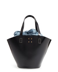 Trademark Large Leather Bucket Bag