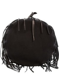 Jerome Dreyfuss Large Popeye Leather Patchwork Bucket Bag Black