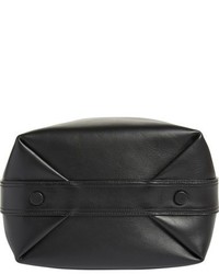 3.1 Phillip Lim Large Quill Leather Bucket Bag Black