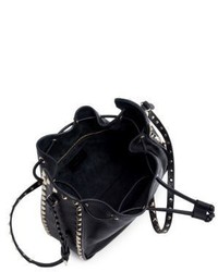 Valentino Garavani Large Rockstud Leather Bucket Bag