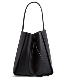 3.1 Phillip Lim Large Soleil Leather Bucket Bag Black
