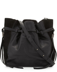 Boyy Lazar Leather Bucket Bag Black