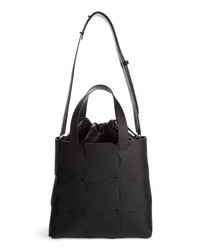 Paco Rabanne Medium Elet Cabas Leather Bucket Bag