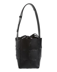 Paco Rabanne Medium Elet Leather Bucket Bag