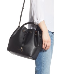 kate spade new york Medium Vivian Leather Bucket Bag