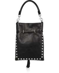 Saint Laurent Monogramme Studded Leather Bucket Bag