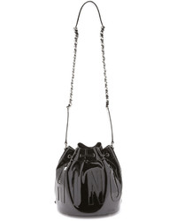 Moschino Patent Leather Bucket Bag