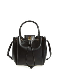 Burberry Peony Leather Bucket Bag