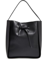 Sole Society Primm Faux Leather Bucket Bag Black