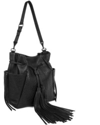 Kooba Priscilla Leather Bucket Bag Black