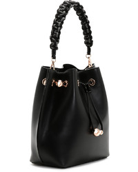 Sophia Webster Romy Leather Bucket Bag Black
