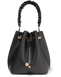 Sophia Webster Romy Leather Bucket Bag Black