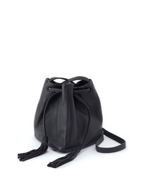 Hobo Sander Leather Crossbody Bucket Bag