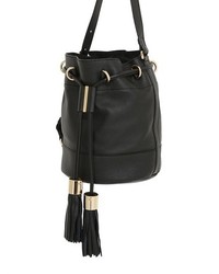 See by Chloe Small Vicki Grained Leather Bucket Bag