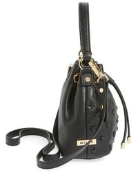 Milly Small Leather Bucket Bag