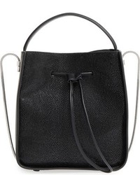 3.1 Phillip Lim Small Soleil Leather Bucket Bag Black