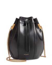Saint Laurent Small Talitha Leather Bucket Bag
