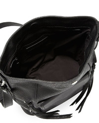 Rebecca Minkoff Smith Dexter Leather Bucket Bag Black