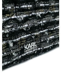 Karl Lagerfeld Tweed Bucket Bag