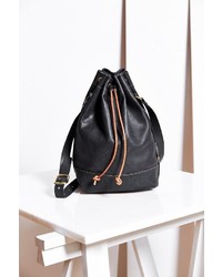 UO Artemis Leather Bucket Shoulder Bag