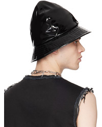 Raf Simons Black Paneled Bucket Hat
