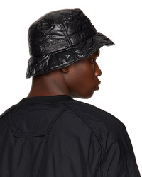 Juun.J Black Quilted Bucket Hat