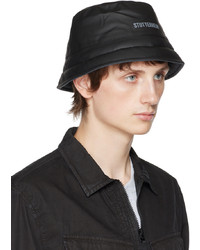 Stutterheim Black Skrhol Puffer Bucket Hat