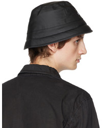 Stutterheim Black Skrhol Puffer Bucket Hat