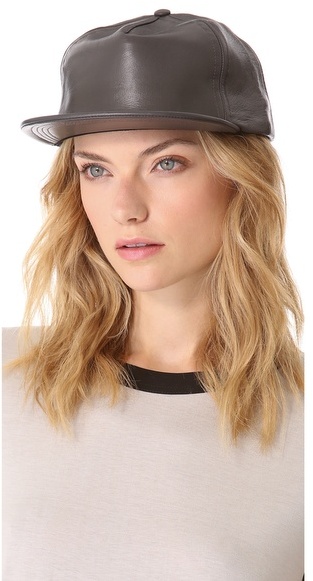 Cast Of Vices Leather Baseball Cap, $176 | shopbop.com | Lookastic