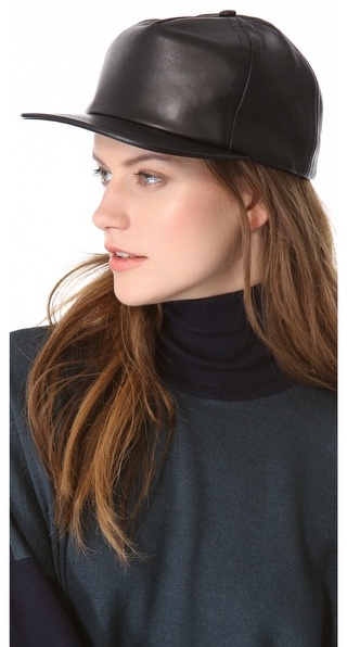 Cast Of Vices Leather Baseball Cap, $176 | shopbop.com | Lookastic