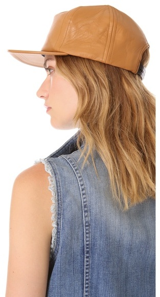 Cast Of Vices Leather Baseball Cap, $176 | shopbop.com | Lookastic