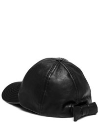 Kate Spade Leather Bow Baseball Hat