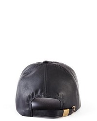 GUESS Quilted Faux Leather Baseball Cap