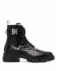 Givenchy 4 G Buckle Combat Boots