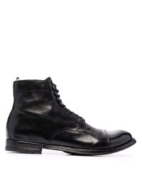 Officine Creative Anatomia Lace Up Leather Boots