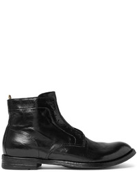 Officine Creative Anatomia Polished Leather Derby Boots