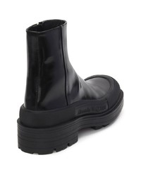 Alexander McQueen Ankle Leather Boots