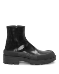 Alexander McQueen Ankle Leather Boots