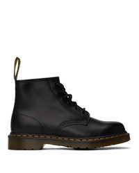 Dr. Martens Black 101 Smooth Lace Up Boots