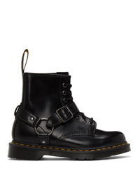 Dr. Martens Black 1460 Harness Boots