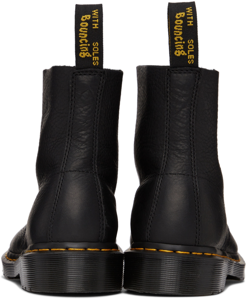 Dr. Martens Black 1460 Pascal Ambassador Boots, $150 | SSENSE | Lookastic