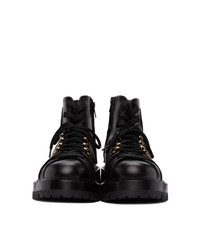 Versace Black Alpine Boots