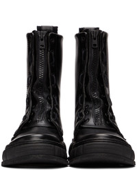Viron Black Apple Leather 1992z Boots