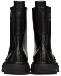 Viron Black Apple Leather 1992z Boots