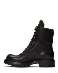 Rick Owens Black Army Hiking Boots