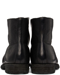 Guidi Black Army Lace Up Boots